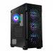 CiT Crossfire Black Midi Tower Tempered Glass PC Gaming Case