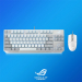 ASUS ROG STRIX IMPACT II Mouse + ASUS ROG STRIX Scope TKL Keyboard in Moonlight White [RRP £177.98]
