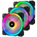 Corsair LL120 RGB 120mm Dual Light Loop 3 Fan + Lighting Node PRO Pack Corsair LL120 RGB 120mm Dual Light Loop 3 Fan + Lighting Node PRO Pack