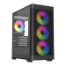 Vida Zephyr V2 mATX Gaming Case - Black