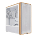 Lian Li Lancool 217 Mid Tower Case - White/Wood