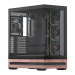 Vida Elegance aRGB Gaming Case - Black/Wood